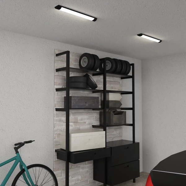 Lampa sufitowa podłużna ML0748 LED 18W 4000K czarna