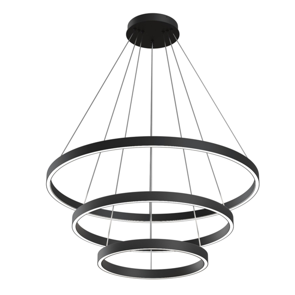 Regulowana lampa wisząca Rim MOD058PL-L100B4K LED 115W 4000K czarna