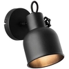 Lampa ścienna Rolet 49610/76 Brilliant regulowana loft czarna