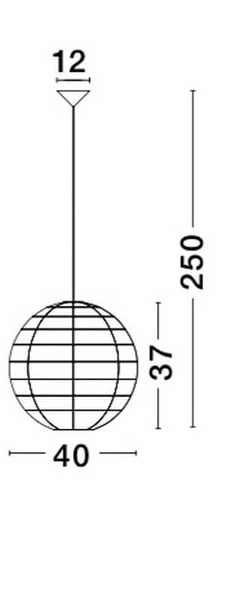 Bambusowa lampa wisząca Oviedo boho kula do jadalni