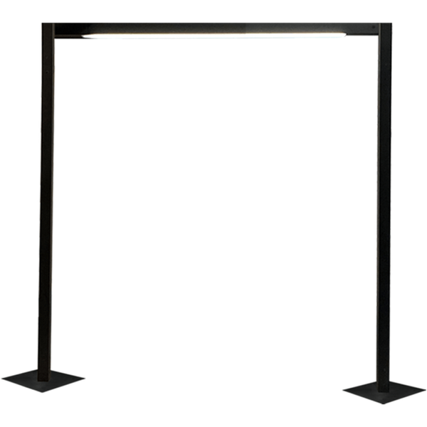 Lampa stojąca do ogrodu TAKETA 9936 IP44 bramka antracyt