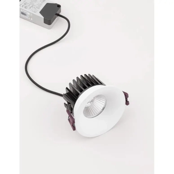Sufitowa lampa podtynkowa MALLORCA biała LE61580 LED 12W 3000K IP65 wpust