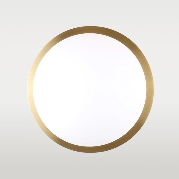 Ścienna LAMPA kula CAPE TOWN W01063BR Cosmolight kinkiet szklany do przedpokoju ball mosiądz