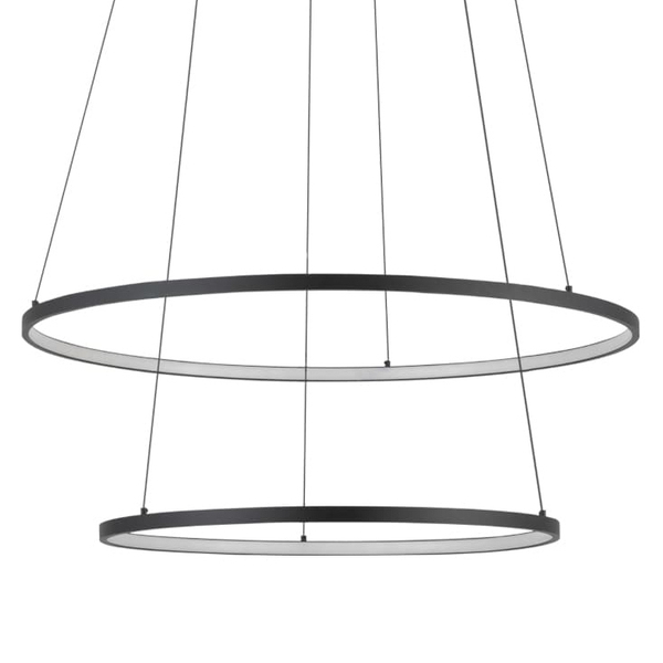 Pierścieniowa wisząca lampa Circolo 10814 Nowodvorski LED 35W 3000K czarna