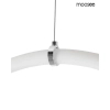 Ledowy wąż LASSO biały srebrny MSE15011004411 1xLED 40W 3000-4000K CCT