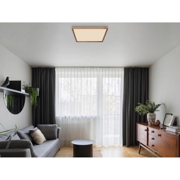 Przysufitowa lampa Cinderella 41595D3 eko LED 36W 2700-4500-6500Kdrewno