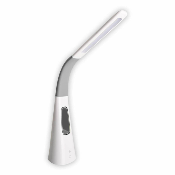 Lampka biurowa z wentylatorem Ventu 3187323 LED 4W 5600K dotykowy wiatrak biały
