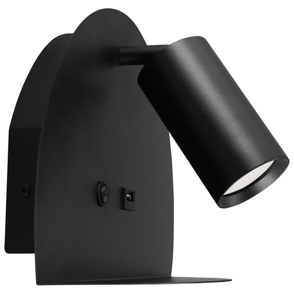 Loftowy downlight ścienny Mobi 4189 Ideus spot do sypialni czarny
