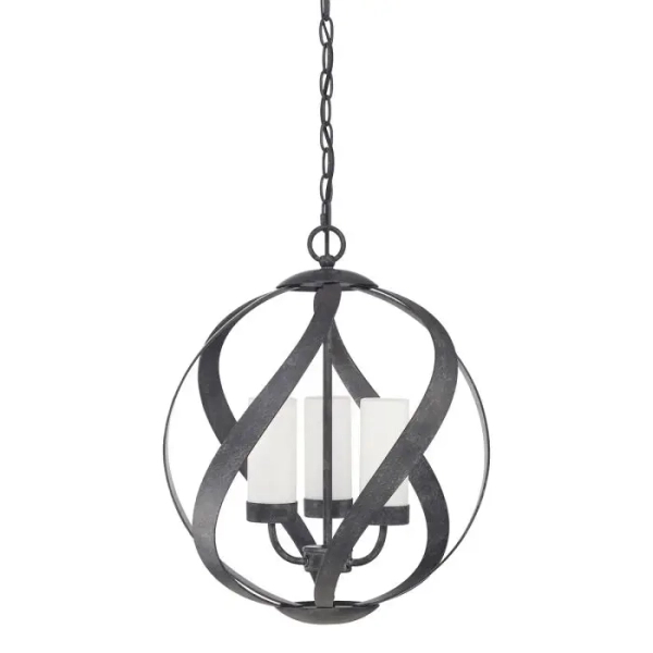 Wisząca lampa na łańcuchu Blacksmith QN-BLACKSMITH-3P-OBK IP44 czarny