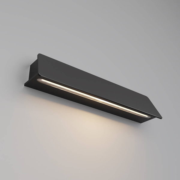 Lampa naścienna Trupp O429WL-L10GF3K IP54 zewnętrzna podłużna grafitowa