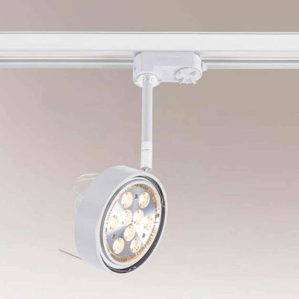 Reflektorowa LAMPA sufitowa FUSSA 7677 Shilo metalowa OPRAWA do systemu szynowego 3-fazowego biały