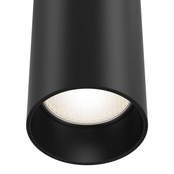 Wisząca lampa do systemu 1-faz Unity TR025-1-GU10-B tuba metalowa czarna