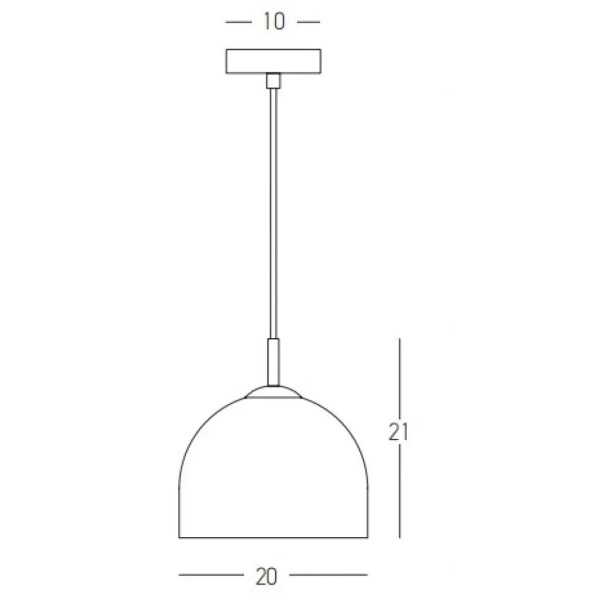 Pojedyncza lampa wisząca 22114 ryflowana szklana do jadalni czarny
