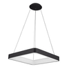 Wisząca lampa nowoczesna Giacinto square LED 50W 4000K czarna