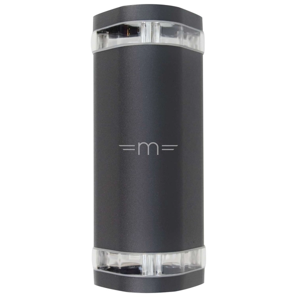 Elewacyjna LAMPA zewnętrzna NOELL 238 Italux IP44 ścienna OPRAWA kinkiet do ogrodu tuba outdoor grafitowa