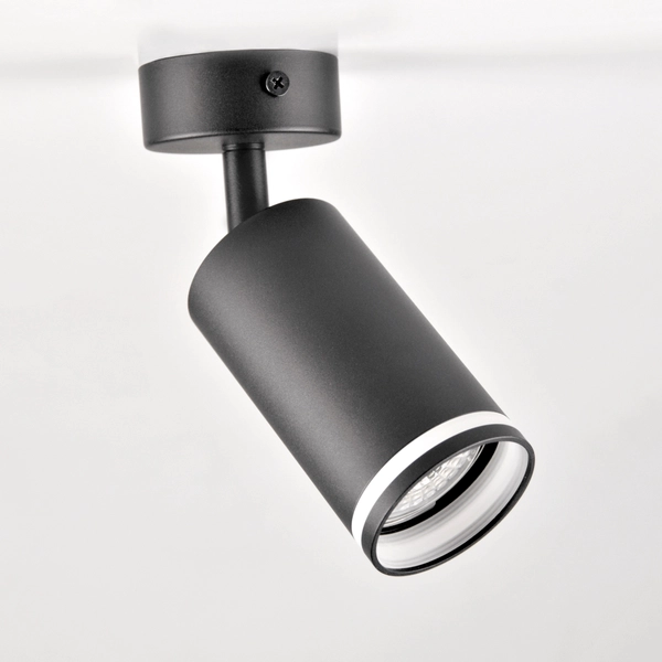 Oprawa ścienno-sufitowa Paris 322326 regulowana tuba czarna