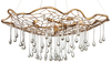 Lampa wisząca glamour QN-LAGUNA-6P na linkach złota