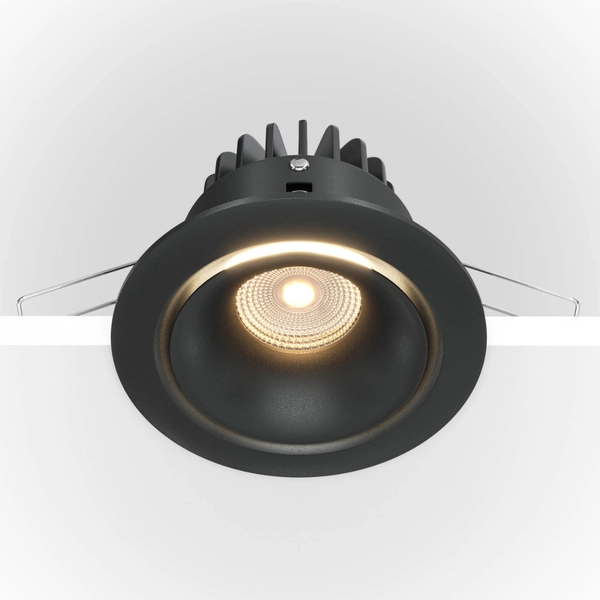 Lampa sufitowa Yin DL031-2-L12B LED 12W 3000K oczko czarne