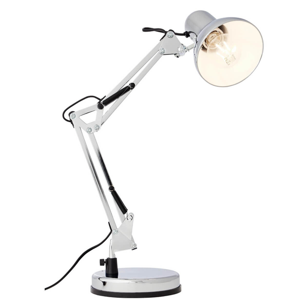 Biurkowa lampa regulowana Henry 92706/15 do gabinetu chrom
