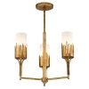 Potrójna lampa wisząca Sawgrass QN-SAWGRASS-3-DG-O tubki białe złote