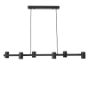 Wielopunktowa lampa wisząca Noe PL0111-BK Yaskr listwa do kuchni czarna
