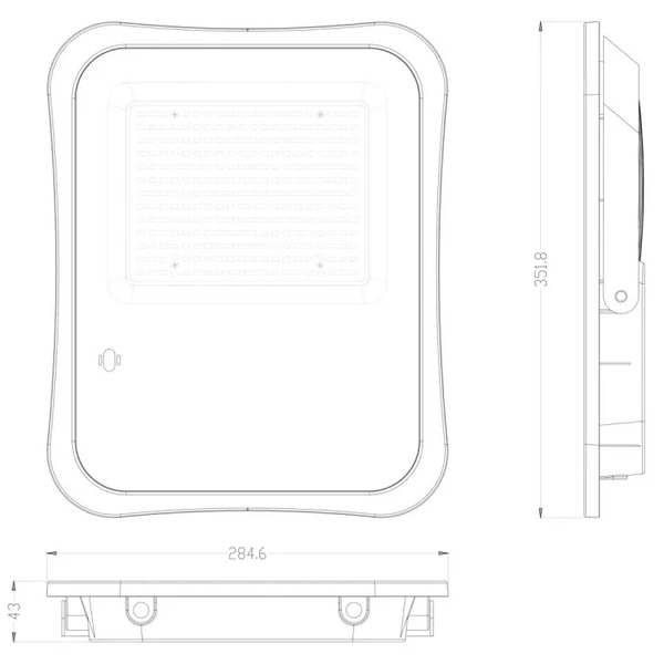 Ogrodowa lampa solarna Bares SLR-73142-200W Italux LED 200W 4000K IP65 szary