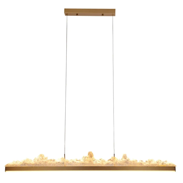 Wisząca lampa nad wyspę MONTANA ST-6490P/L LED 19W 3000K do jadalni złota