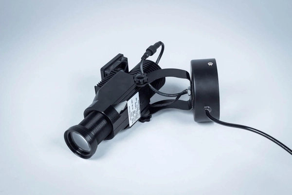 Obrotowy rzutnik logo LOG30NO reklamowy LED 30W czarny