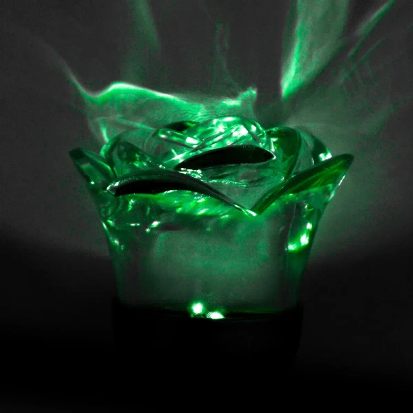 Solarna lampa wtykana ROSE 312198 RGB dekoracyjna srebrna