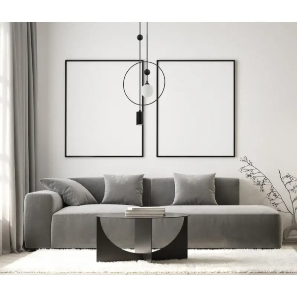 Lampa wisząca Trosti PND-428892-BK Italux do salonu koło czarne