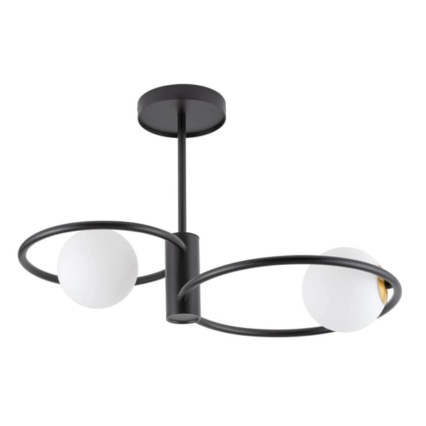 Sufitowa lampa Aqua 33462 Sigma ringi kule do salonu czarna biała