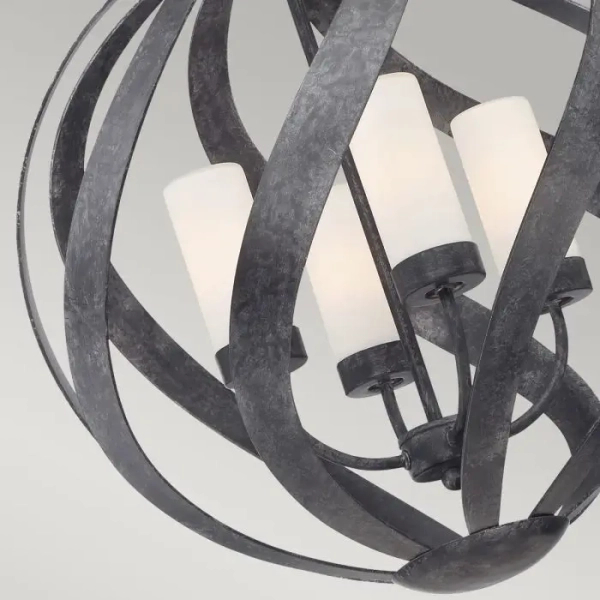 Ogrodowa lampa wisząca Blacksmith QN-BLACKSMITH-4P-OBK IP44 czarny