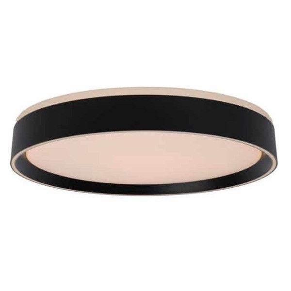 Plafoniera LAMPA sufitowa NURIA 79182/24/30 Lucide okrągła OPRAWA plafon LED 18W 2700K natynkowy czarny
