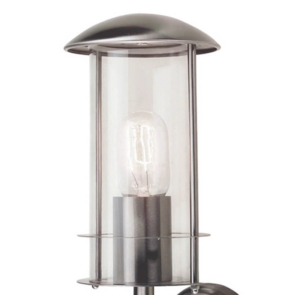 Kinkiet naścienny BRUGES-ST-STEEL Elstead klasyczny metalowy grzybek srebrny