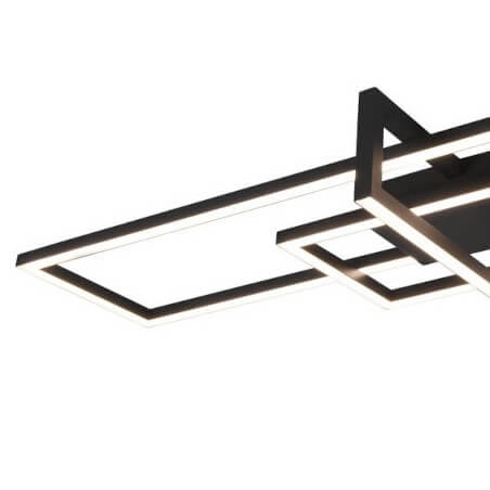 Ściemnialna lampa sufitowa ZENITRA DL332620310 LED 34W 3000K czarna