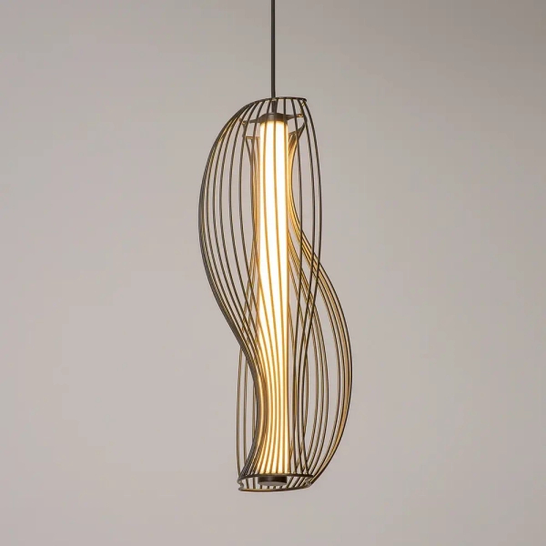 Wisząca lampa Shadows of the past MOD263PL-L20B3K LED 20W 3000K czarny