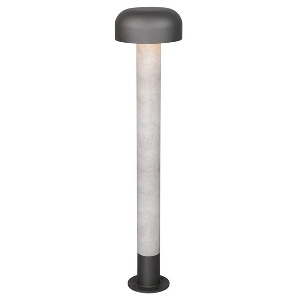 Metalowy słupek ogrodowy FRASER 462560178 grzyb IP54 szary