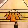 Lampa stolikowa z włącznikiem Nevada 64286 do salonu brązowa beżowa