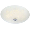 Plafon LAMPA sufitowa FLEUR 107032 Markslojd szklana OPRAWA LED 12W 3000K ścienna KINKIET okrągły wzorki kwiatki biały