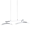 Zwieszana lampa ledowa Adele P47130-2 Italux 3000K do salonu chrom