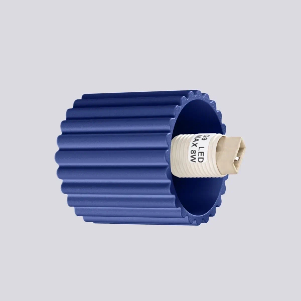 Kulista lampa ścienna do łazienki HALO SL.1737 kula IP44 biała niebieska