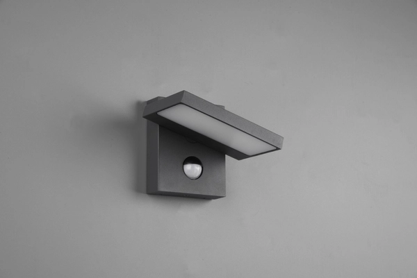 Regulowana LAMPA elewacyjna HORTON 226369142 Trio metalowa OPRAWA ogrodowa LED 8W 3000K outdoor IP54 grafitowy