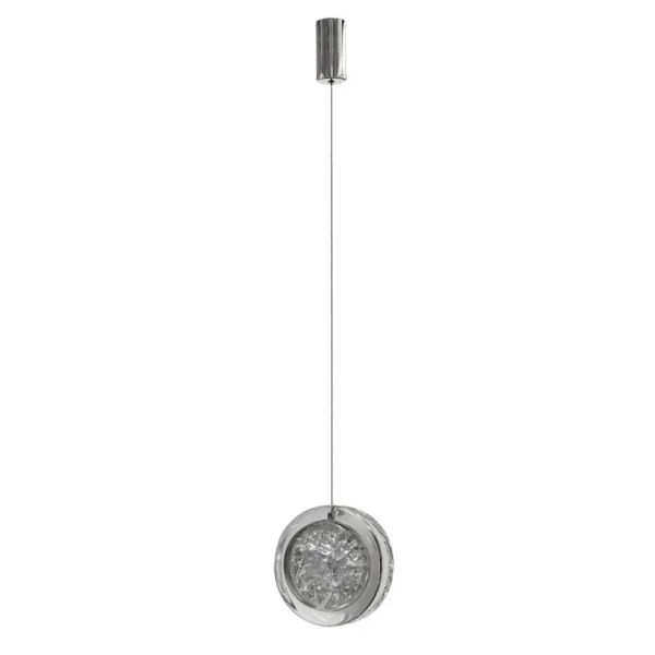 Lampa wisząca EUFORIA chrom AZ6797 1xLED 6W 3000K do sypialni