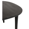 Okrągły stół LAMINAR MM001501100339 czarny drewniany do jadalni 120cm