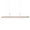 Wisząca lampa ściemnialna do salonu LAYLA LED 60W 3000K AZ6759 beżowa aluminium