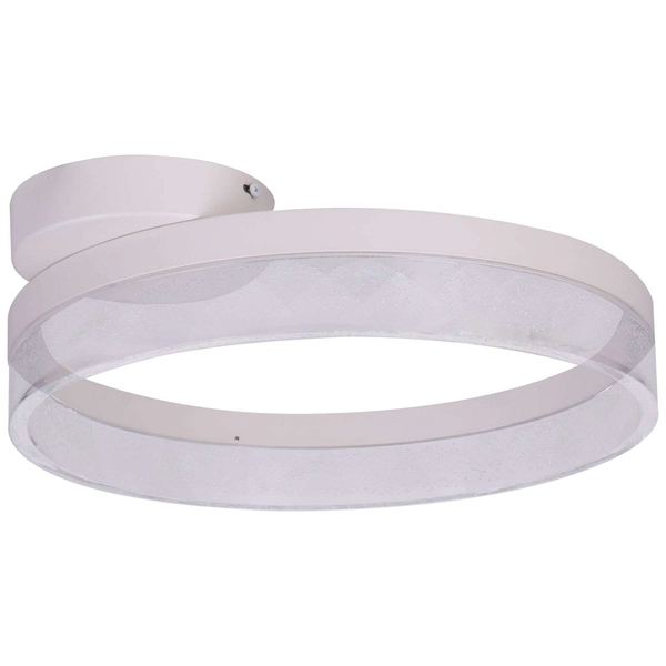 Plafon LAMPA sufitowa SMITTY 68225-24 Globo metalowa OPRAWA okrągła LED 24W 4000K ring biała