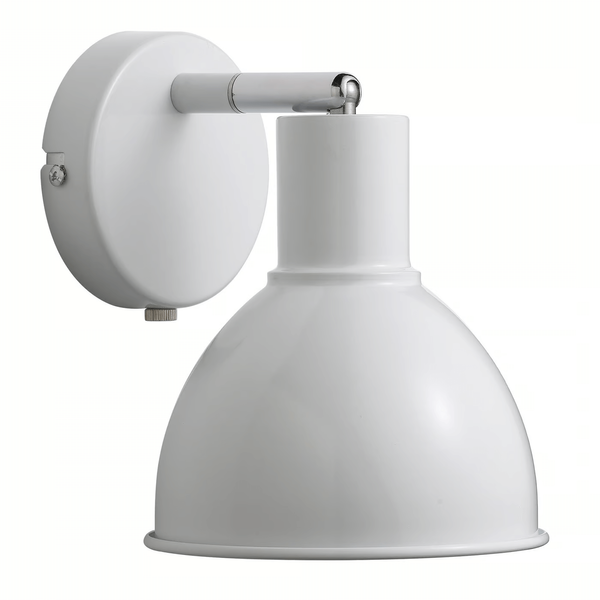 Regulowana lampa ścienna POP 45841001 kopuła biały