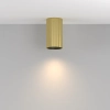 Plafon tubka podłużna ryflowana Calipso C106CL-01-GU10-BS mosiądz