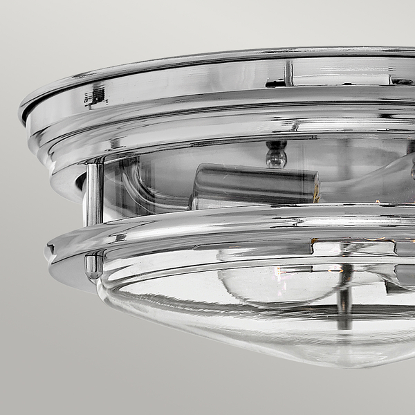 Plafon okrągły metalowy QN-HADRIAN-FS-CM-CLEAR szkło chrom