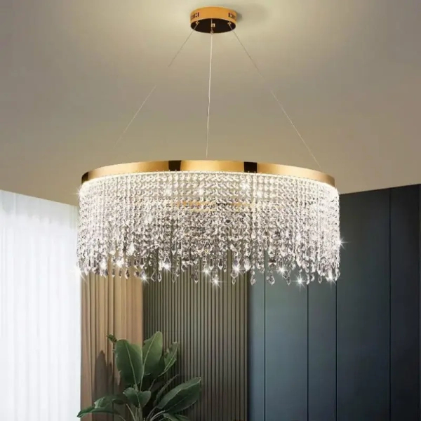 Glamour wisząca lampa Luvia CGLUVIA60 LED 37W 3000–6000K złoty